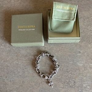Judith Ripka Silver Chain Bracelet